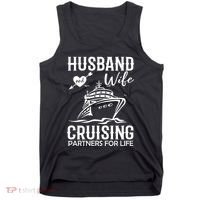 Husband And Wife Cruising Partners For Life Tank Top thumb 0