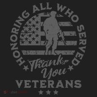 Honoring All Who Served Thank You Veterans Day American Flag Beanie thumb 2