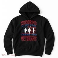 Honoring All Who Served Thank You Veterans Day American Flag Hoodie thumb 0