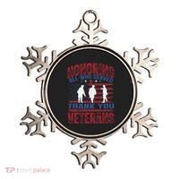 Honoring All Who Served Thank You Veterans Day American Flag Ornament thumb 0