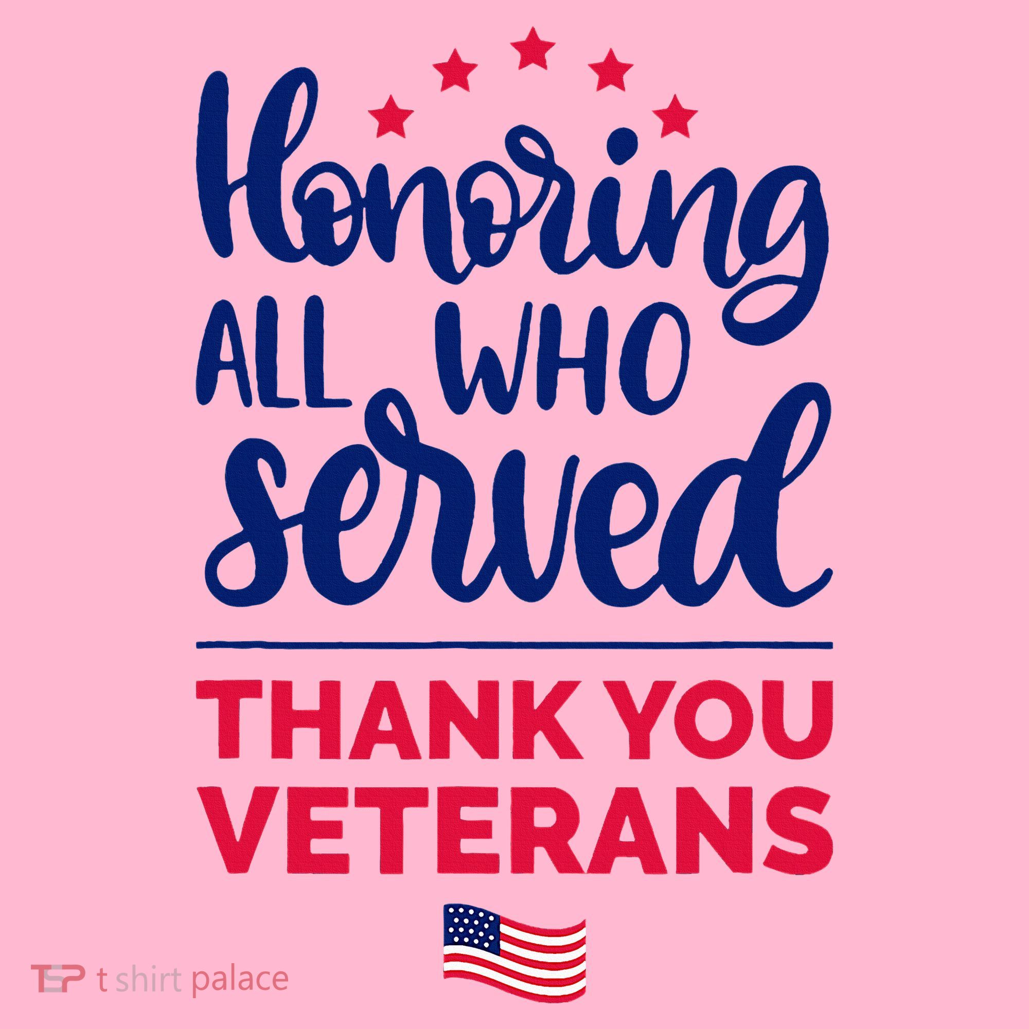 Honoring All Who Served Thank You Veterans Day Wo Coaster