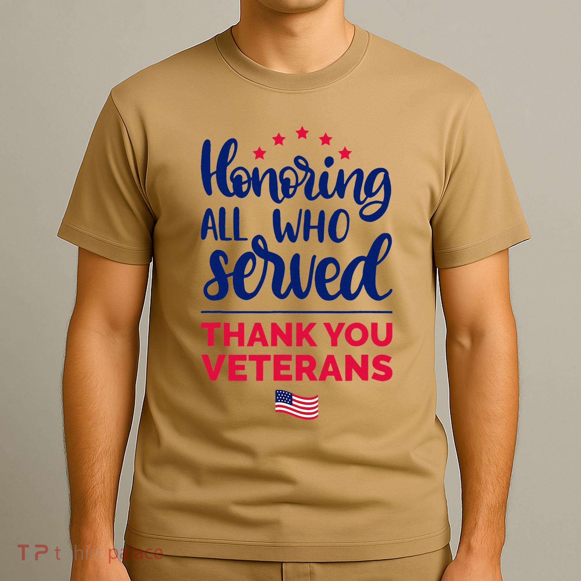 Honoring All Who Served Thank You Veterans Day Wo T-Shirt