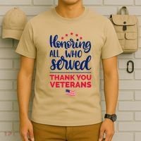 Honoring All Who Served Thank You Veterans Day Wo T-Shirt thumb 6
