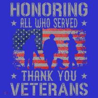 Honoring All Who Served Thank You Veterans Day American Flag Tank Top thumb 6