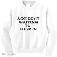 Humorous Accident Waiting To Happen Kids Sweatshirt thumb 0