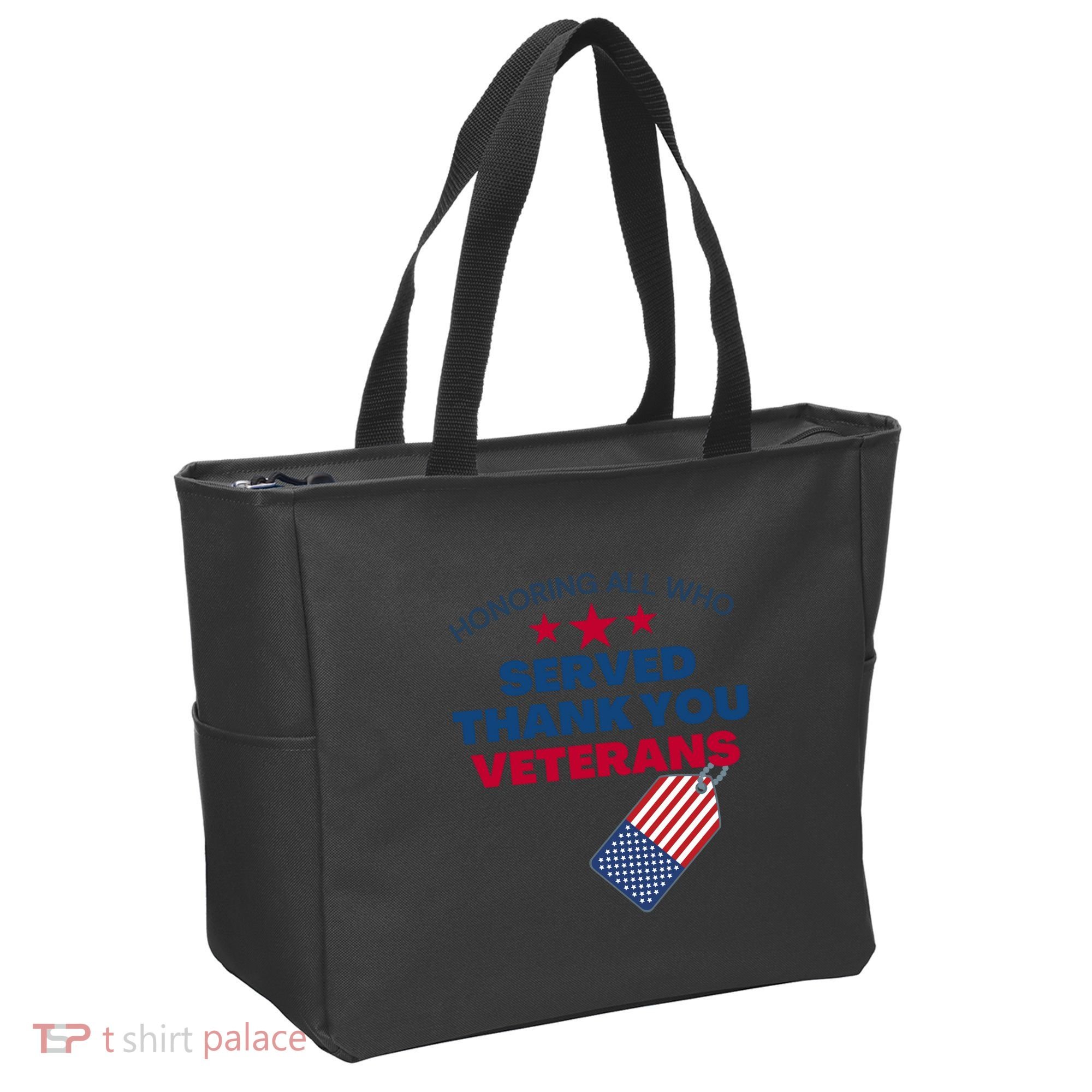 Honoring All Who Served Thank You Veterans Tote Bag