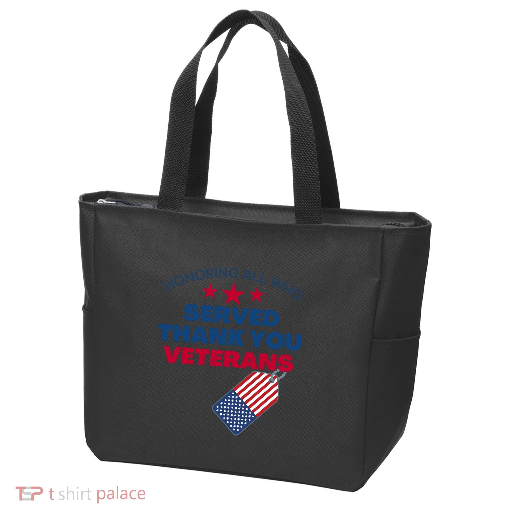 Honoring All Who Served Thank You Veterans Tote Bag