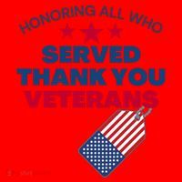 Honoring All Who Served Thank You Veterans Santa Hat thumb 1