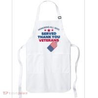 Honoring All Who Served Thank You Veterans Apron thumb 0