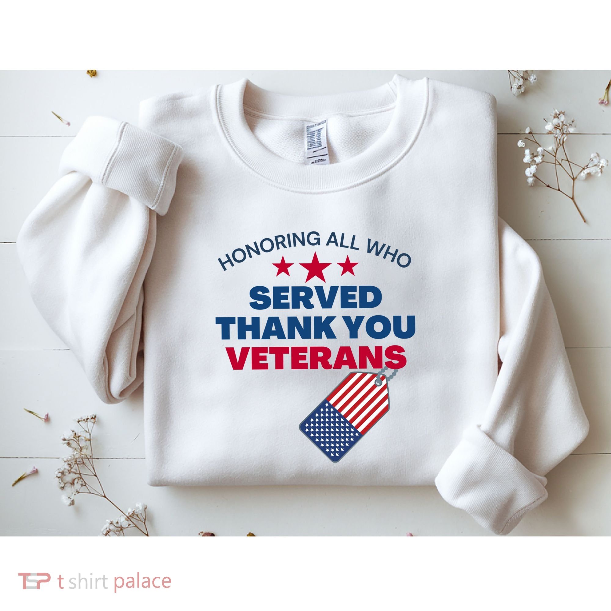 Honoring All Who Served Thank You Veterans Sweatshirt