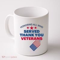 Honoring All Who Served Thank You Veterans Coffee Mug thumb 0