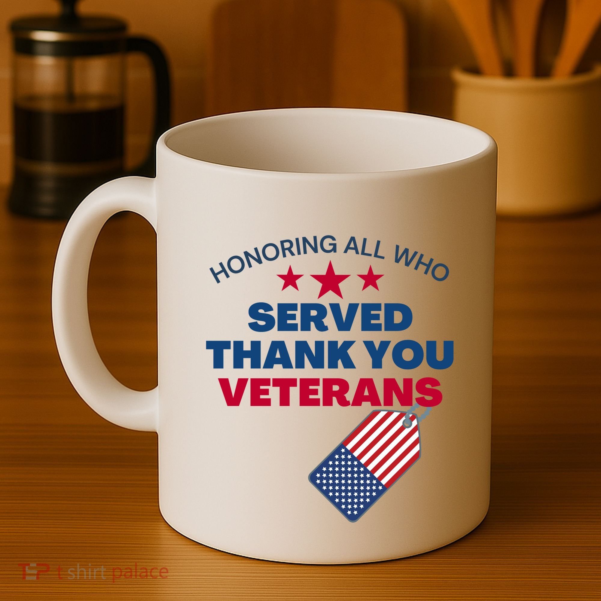 Honoring All Who Served Thank You Veterans Coffee Mug