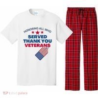 Honoring All Who Served Thank You Veterans Pajama Set thumb 0