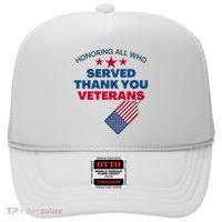 Honoring All Who Served Thank You Veterans Hat thumb 0
