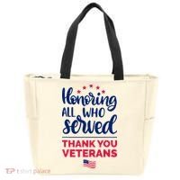 Honoring All Who Served Thank You Veterans Day Tote Bag thumb 0