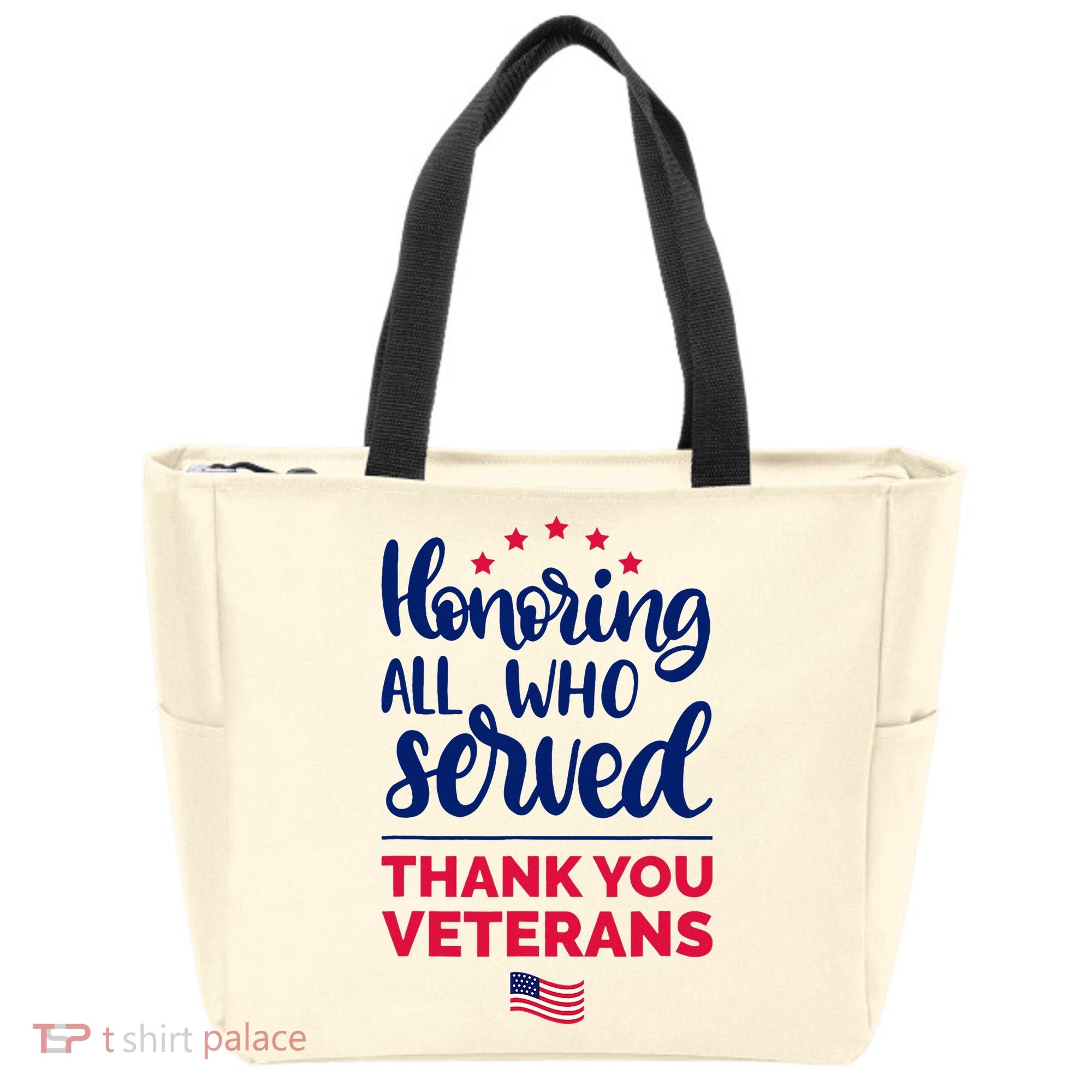 Honoring All Who Served Thank You Veterans Day Tote Bag