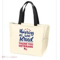 Honoring All Who Served Thank You Veterans Day Tote Bag thumb 3