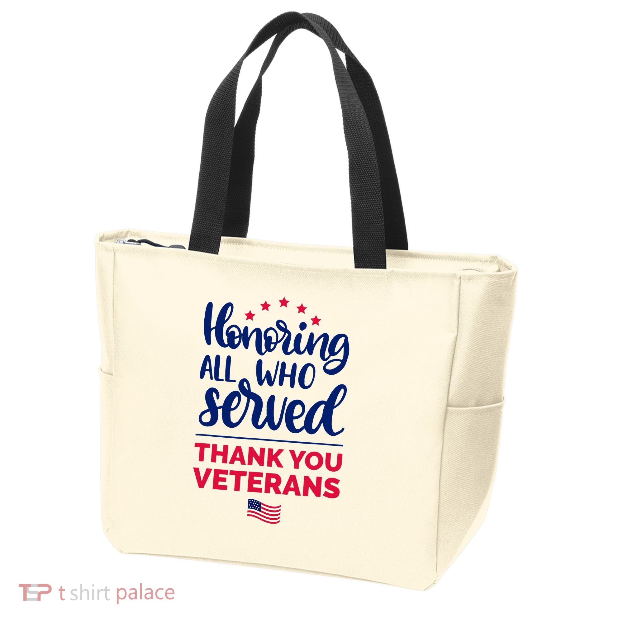 Honoring All Who Served Thank You Veterans Day Tote Bag