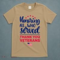 Honoring All Who Served Thank You Veterans Day T-Shirt thumb 5