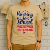 Honoring All Who Served Thank You Veterans Day T-Shirt thumb 6
