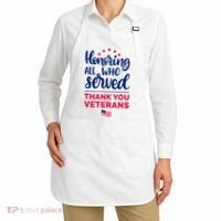 Honoring All Who Served Thank You Veterans Day Apron thumb 2