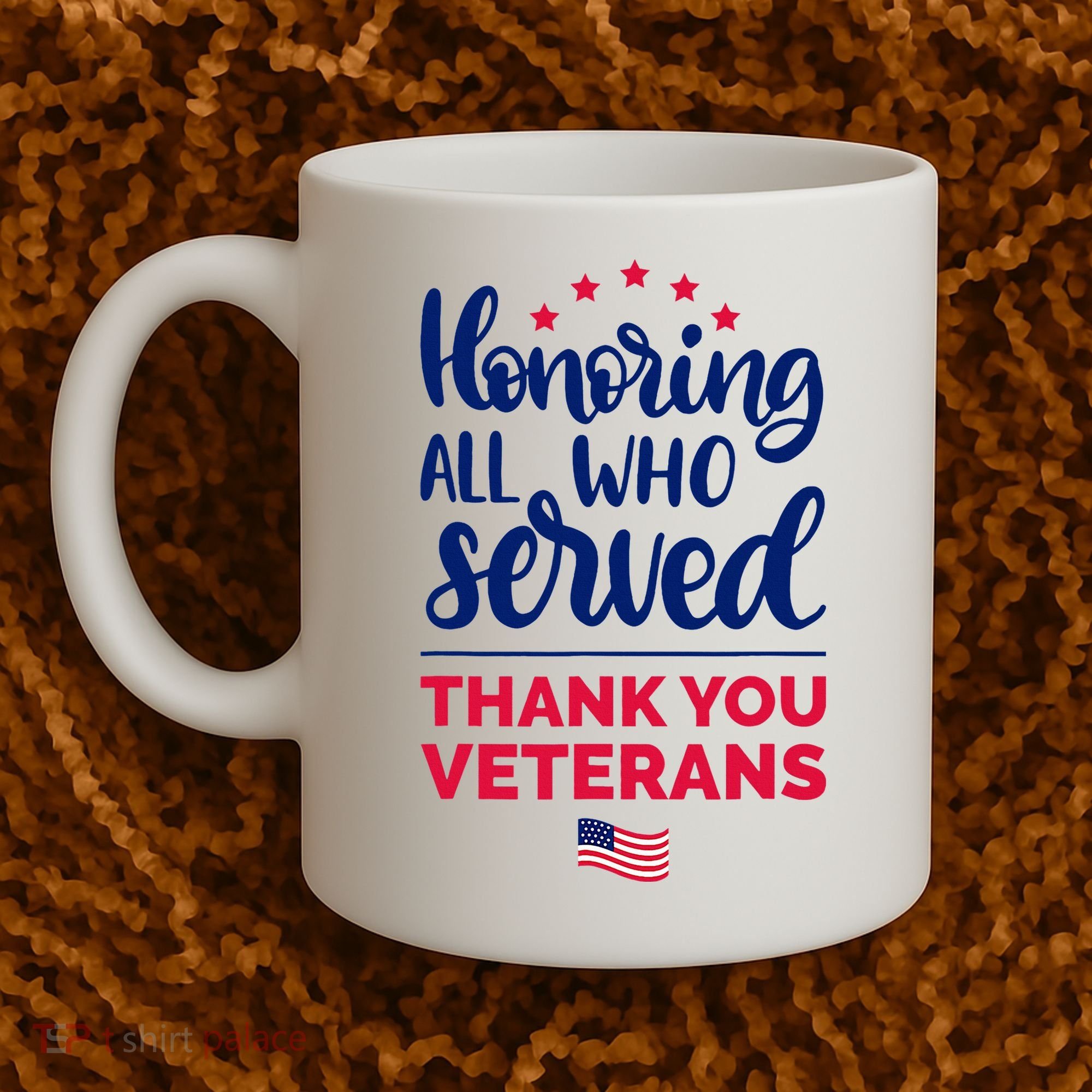 Honoring All Who Served Thank You Veterans Day Coffee Mug