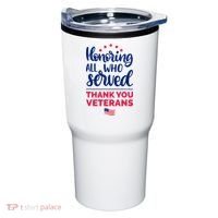 Honoring All Who Served Thank You Veterans Day Tumbler thumb 0