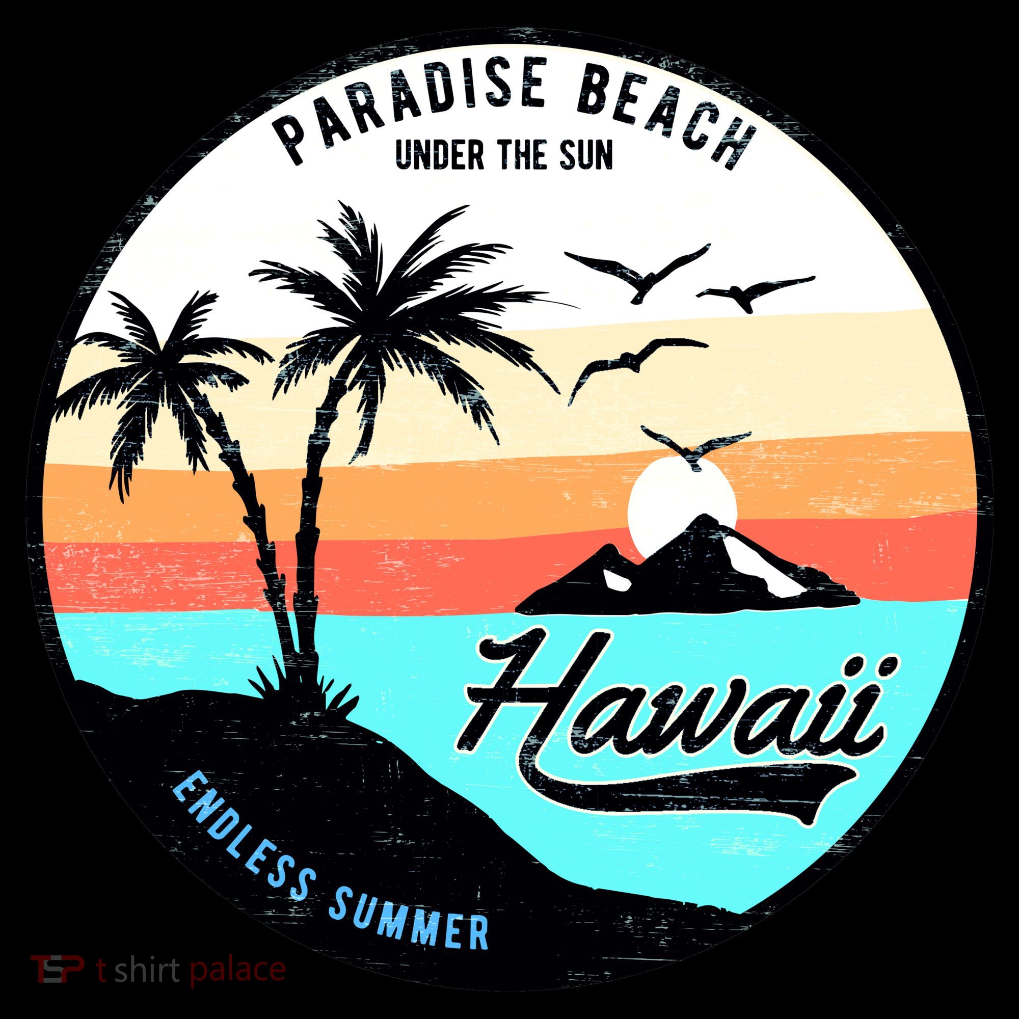 Hawaii Paradise Beach Toddler Hoodie