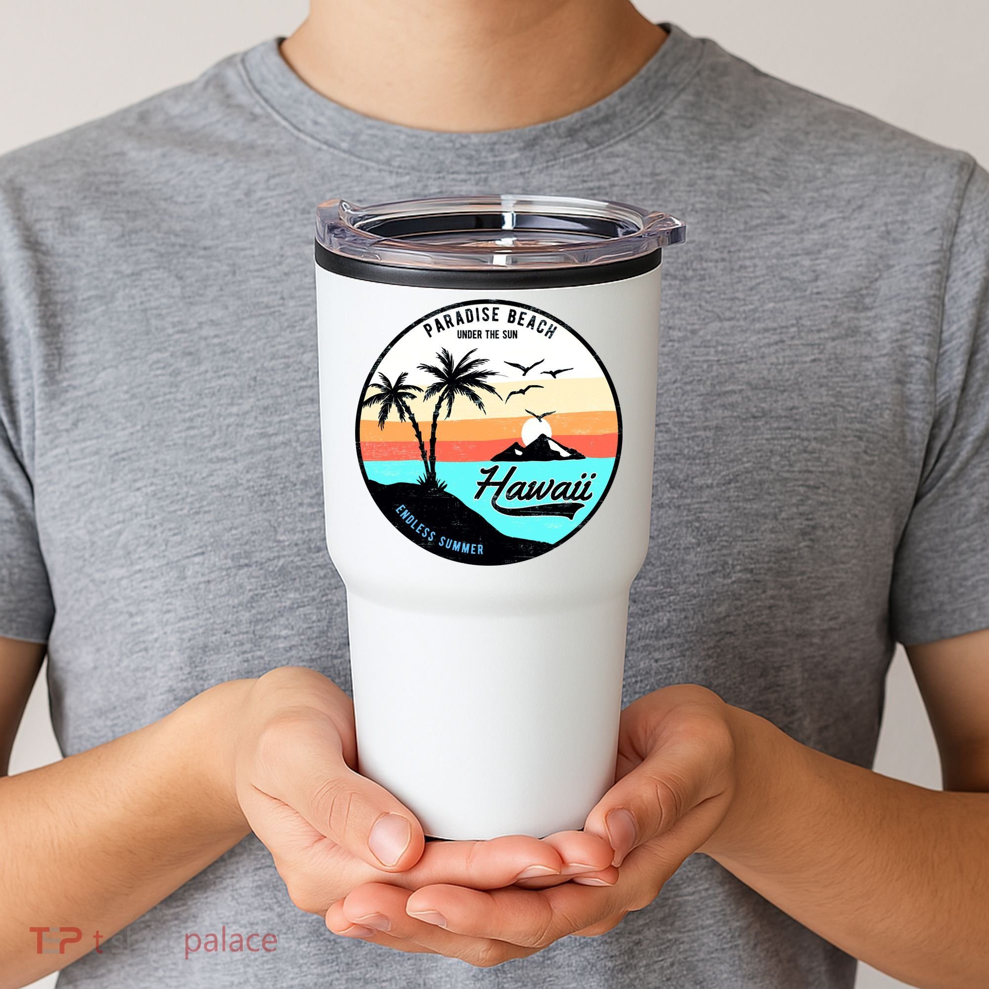 Hawaii Paradise Beach Tumbler