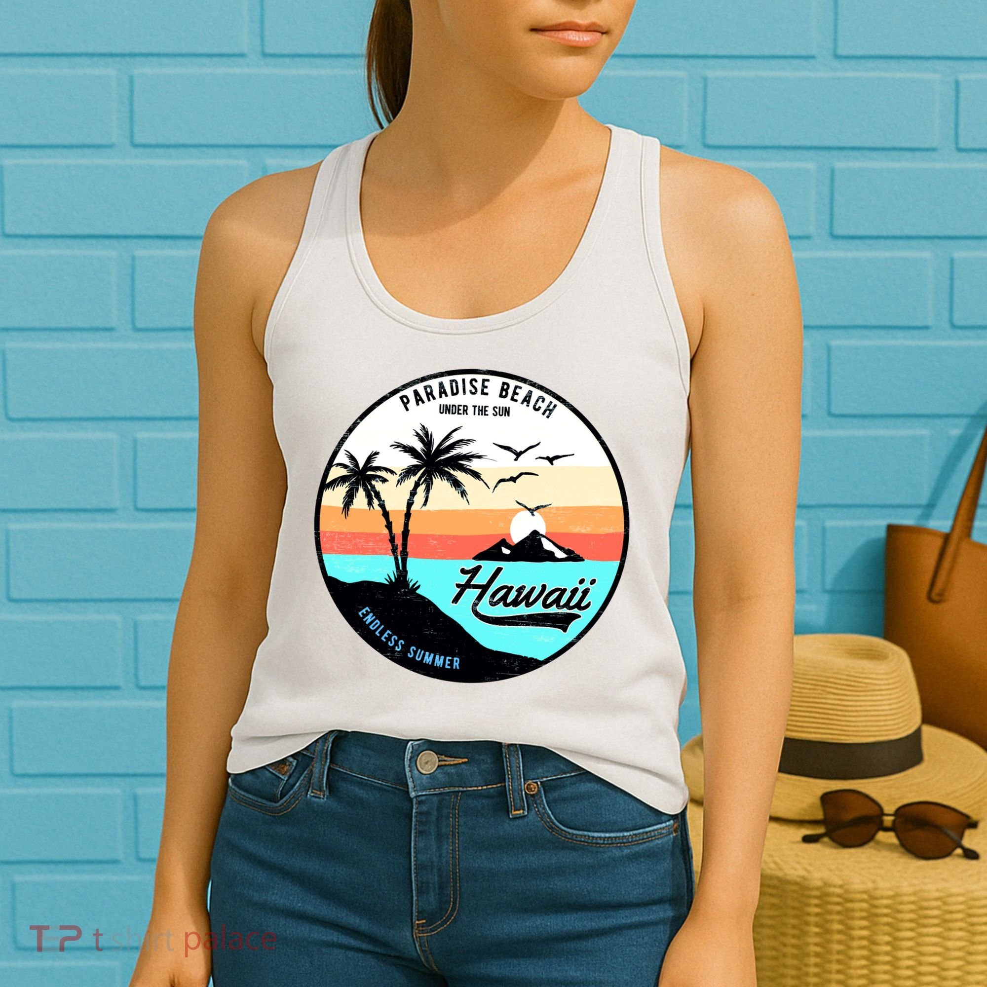 Hawaii Paradise Beach Women's Tank Top