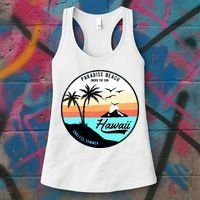 Hawaii Paradise Beach Women's Tank Top thumb 3