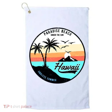 Hawaii Paradise Beach Golf Towel