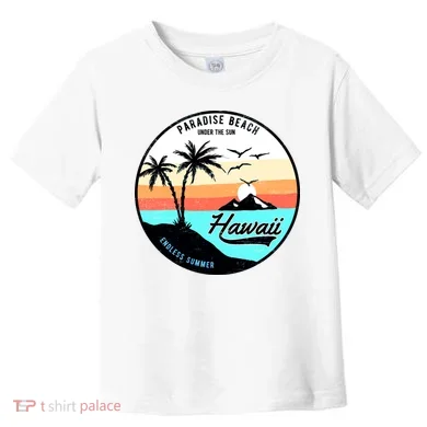 Hawaii Paradise Beach Toddler T-Shirt