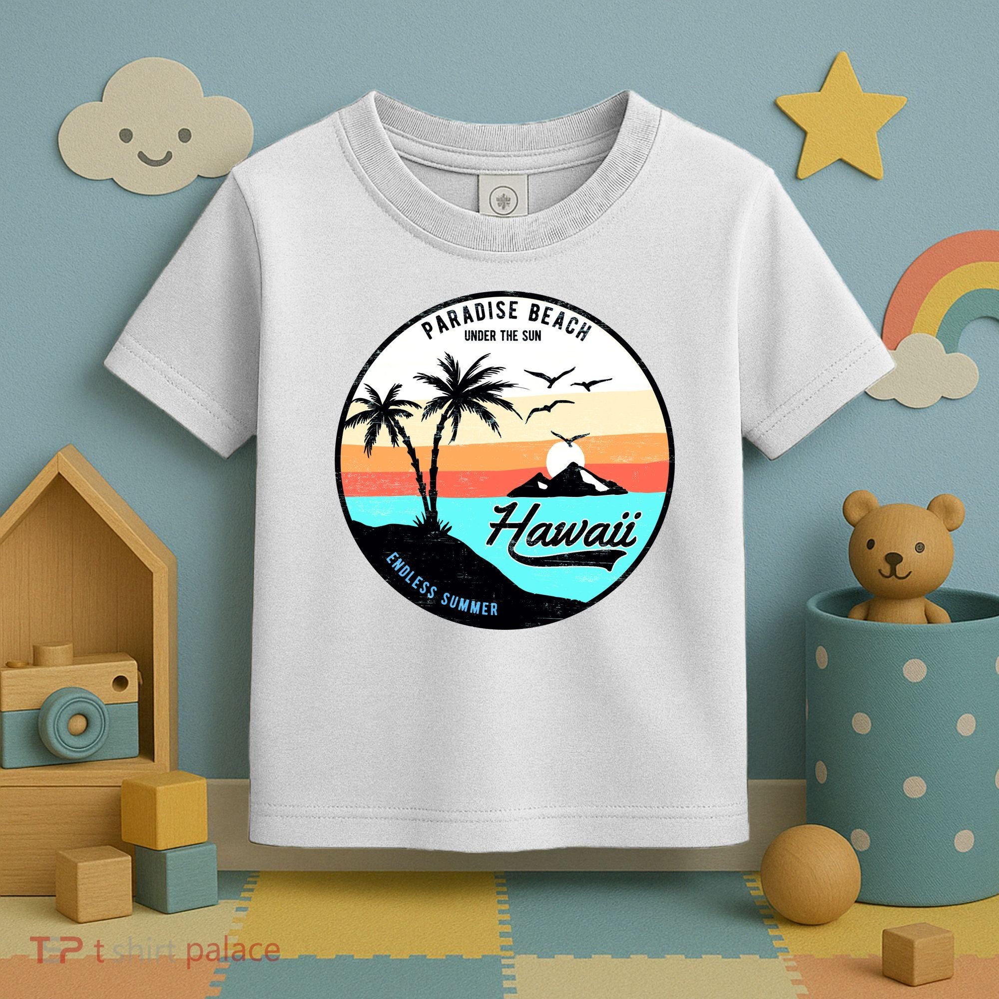 Hawaii Paradise Beach Toddler T-Shirt