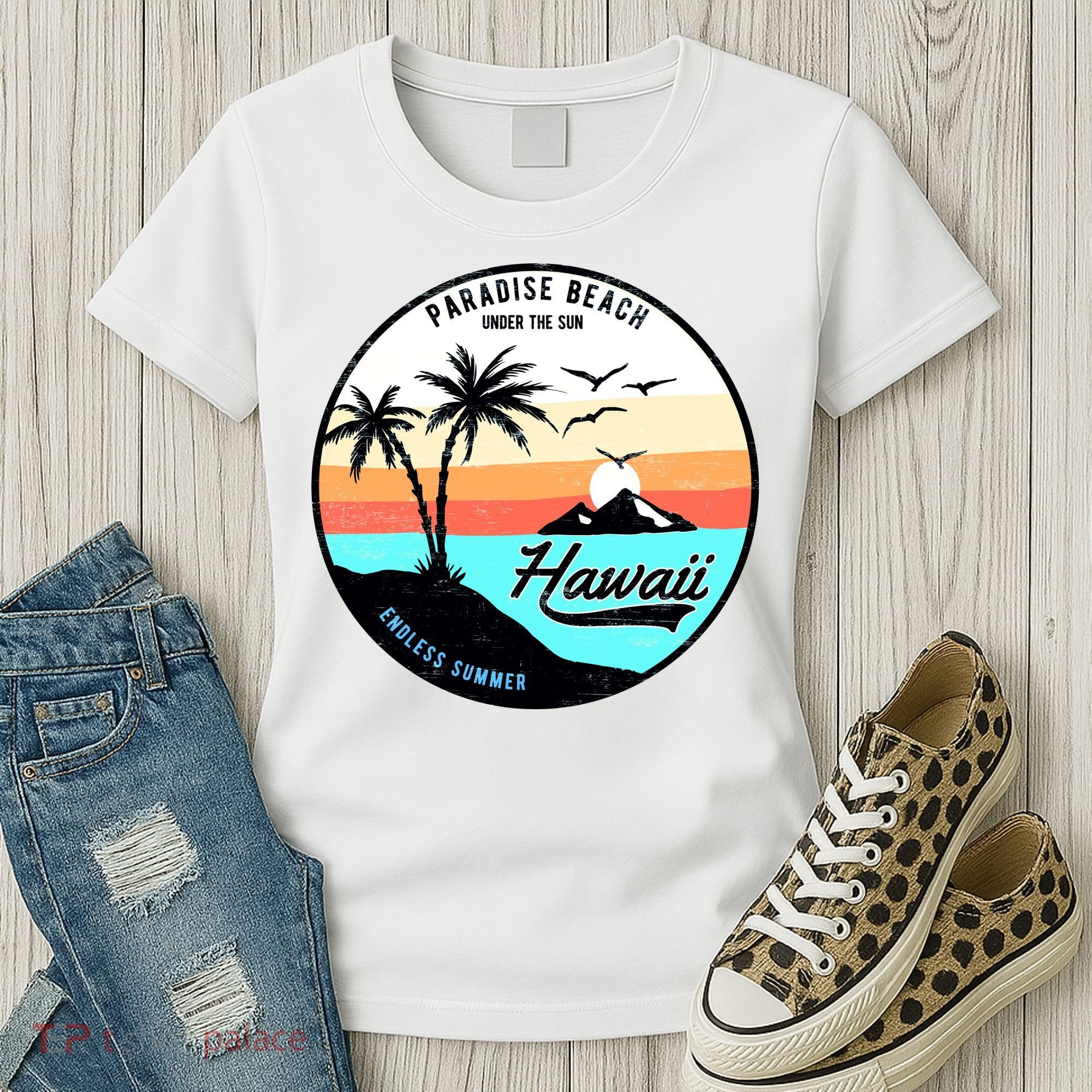Hawaii Paradise Beach Women's T-Shirt