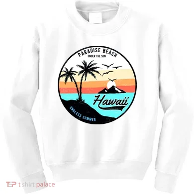 Hawaii Paradise Beach Kids Sweatshirt