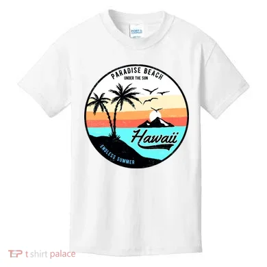 Hawaii Paradise Beach Kids T-Shirt