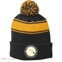 Hawaii Retro Stripe Pom Pom Beanie thumb 0