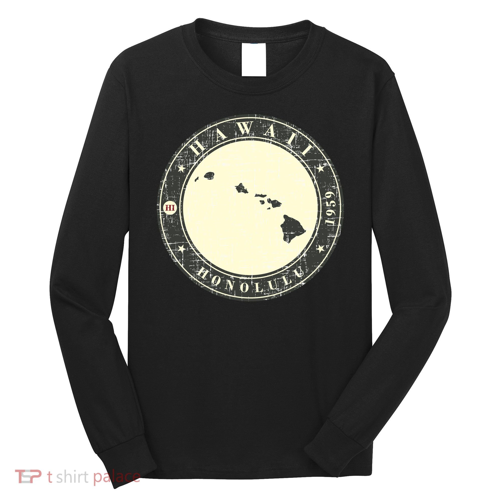 Hawaii Retro Long Sleeve Shirt