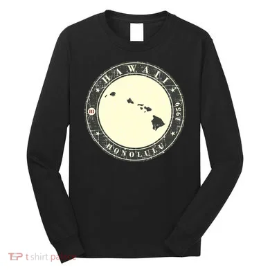 Hawaii Retro Long Sleeve Shirt