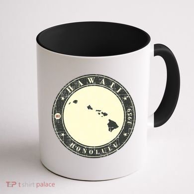 Hawaii Retro Coffee Mug back