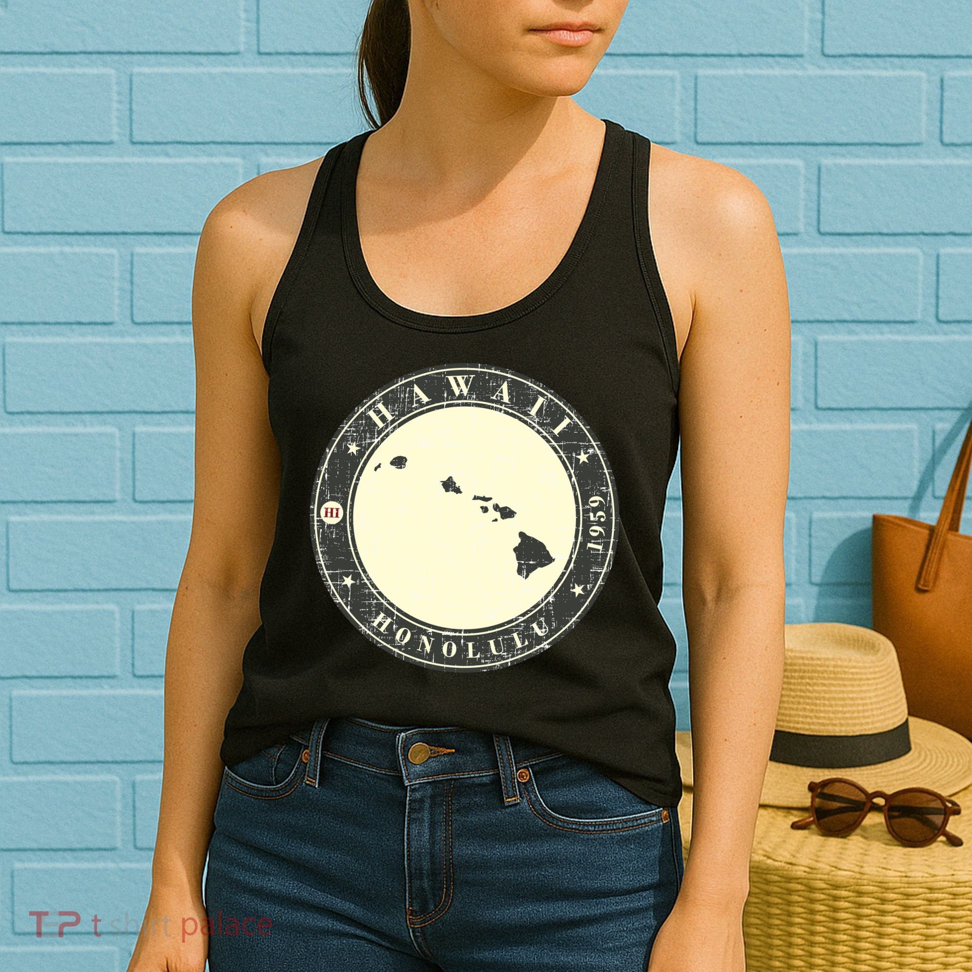 Hawaii Retro Women's Tank Top
