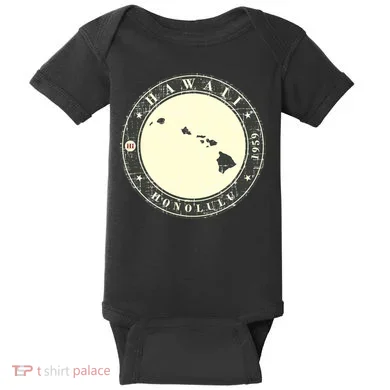 Hawaii Retro Baby Bodysuit