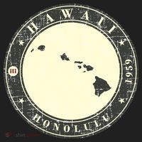 Hawaii Retro Golf Towel thumb 3