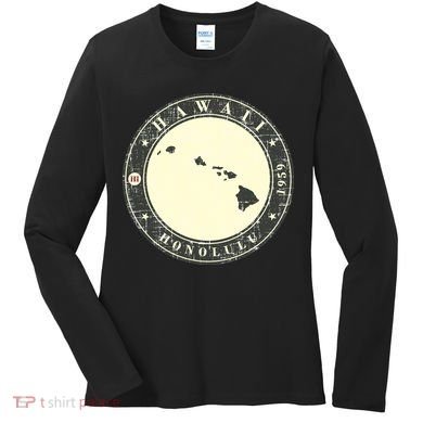 Hawaii Retro Women's Long Sleeve Shirt