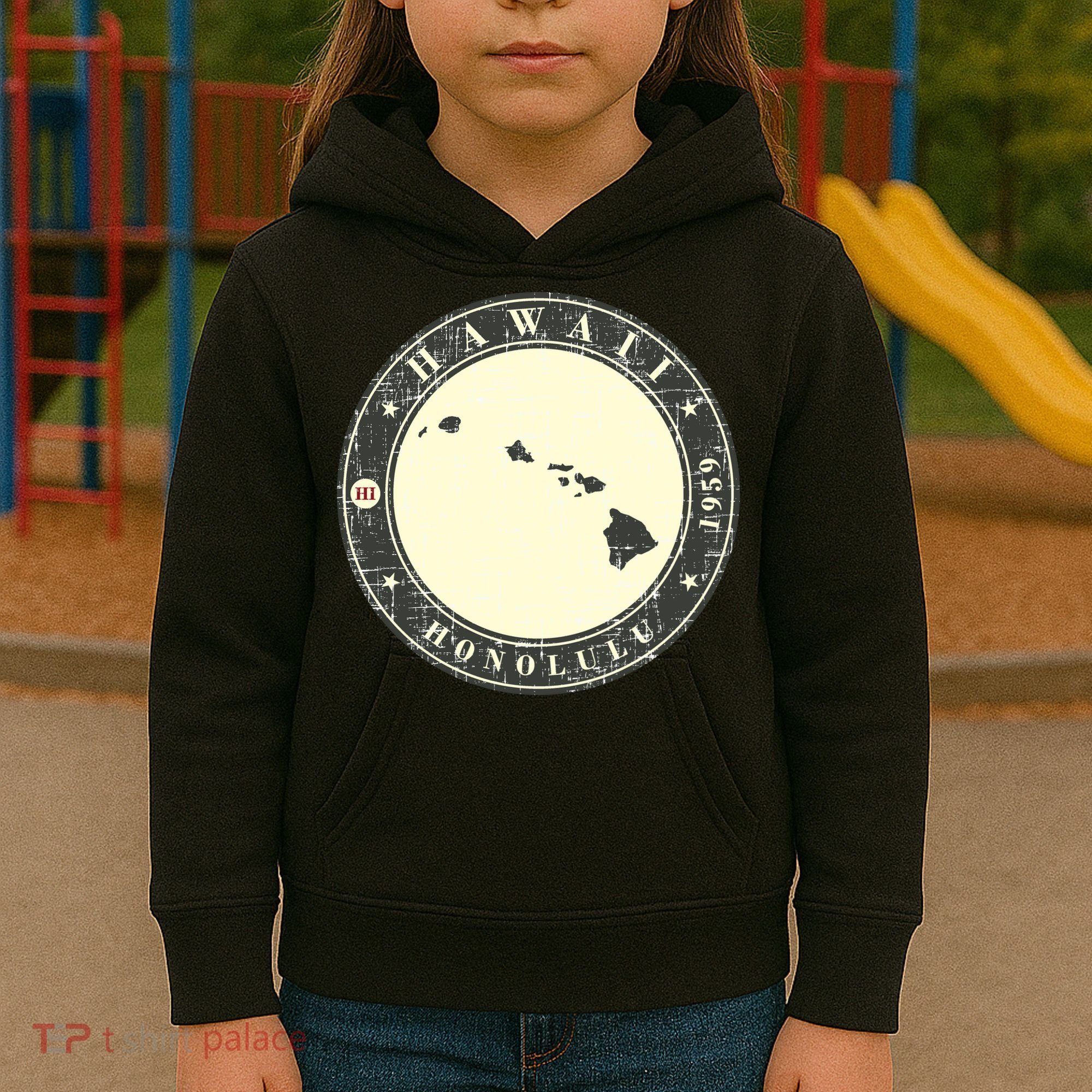 Hawaii Retro Kids Hoodie