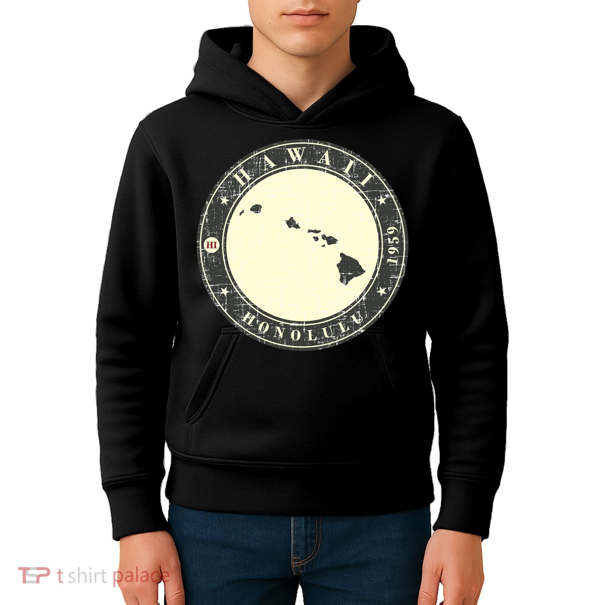 Hawaii Retro Kids Hoodie