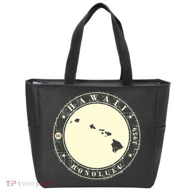 Hawaii Retro Tote Bag