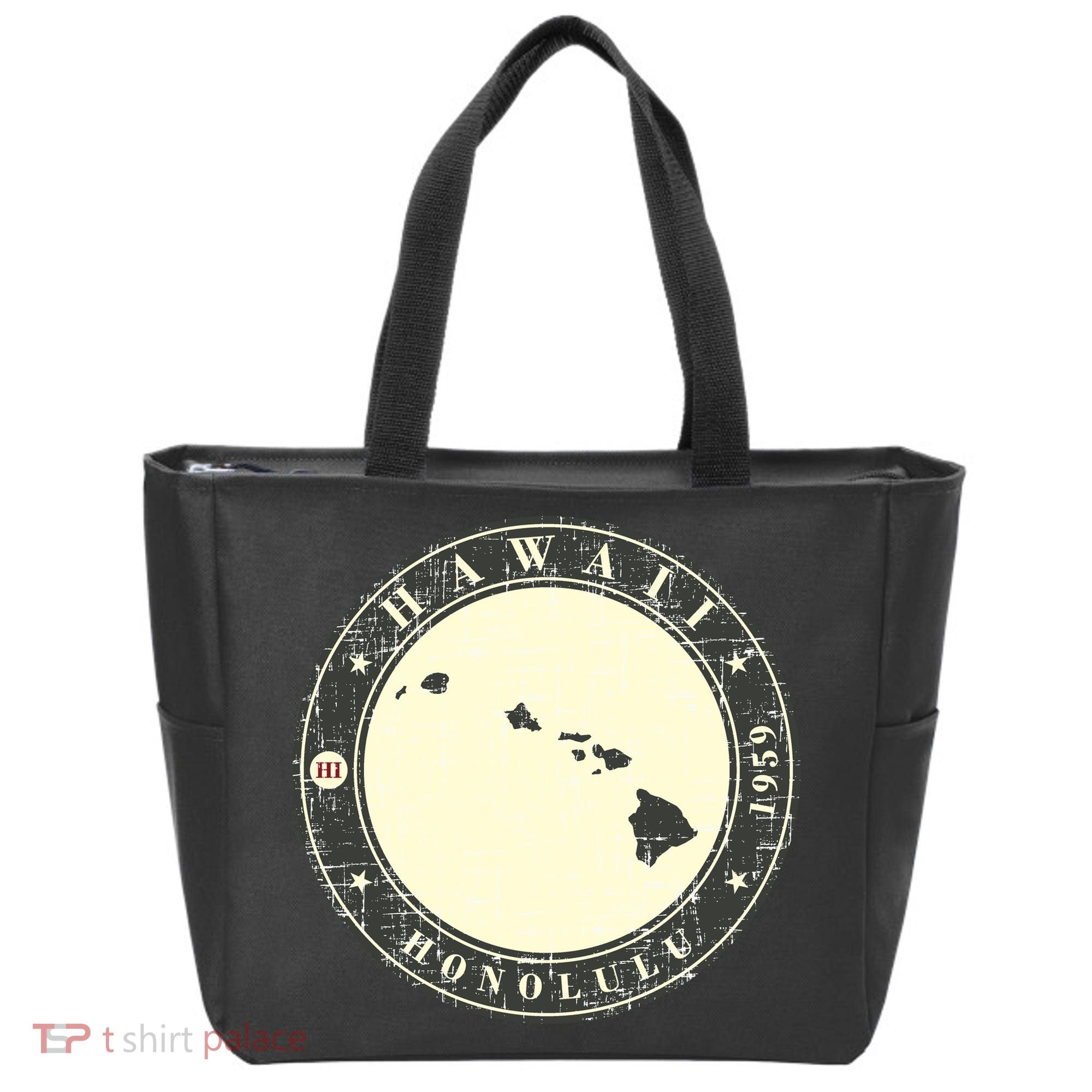 Hawaii Retro Tote Bag