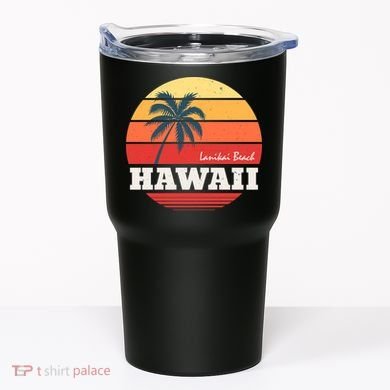 Hawaii Retro Circle Tumbler